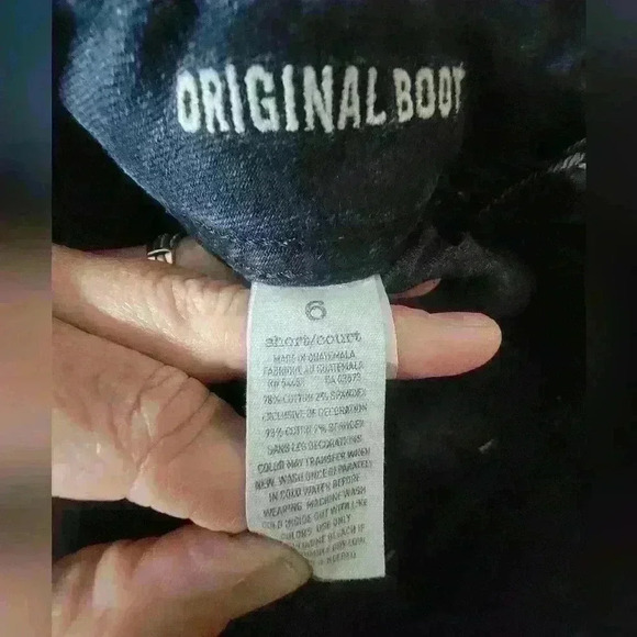 American Eagle orginal boot stretch denim jeans 6 short. - Picture 6 of 6